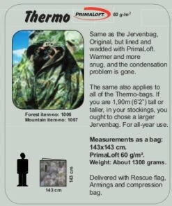 Jerven Fjellduken Thermo -Aventure Tente fjellduken jerven thermo