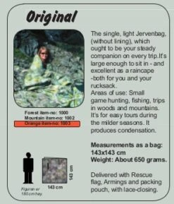 Jerven Fjellduken Original -Aventure Tente jervenbag original
