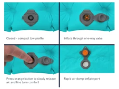 Sea To Summit Comfort Light Insulated Women -Aventure Tente matelas femme sea to summit comfort light insulated womens 1