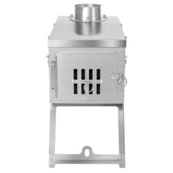 Winnerwell Fastfold Plus Titanium Nested Pipe M-sized Camping Stove -Aventure Tente poele winnerwell fastfold plus titanium nested pipe camping stove 03