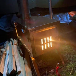 Winnerwell Fastfold Plus Titanium Nested Pipe M-sized Camping Stove -Aventure Tente poele winnerwell fastfold plus titanium nested pipe camping stove 10