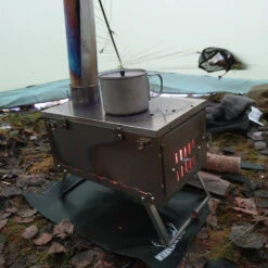 Winnerwell Fastfold Titanium Camping Stove -Aventure Tente poele winnerwell fastfold titanium camping stove 61