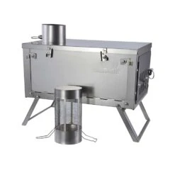 Winnerwell Fastfold Titanium Camping Stove -Aventure Tente poele winnerwell fastfold titanium camping stove 00 1