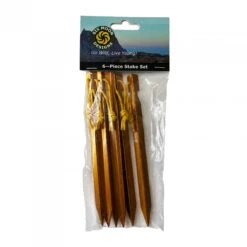 Six Moon Designs 6 Piece Stake Set -Aventure Tente sardines alu six moon design 6 piece stake set 02