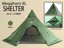 Luxe Outdoor Megahorn XL -Aventure Tente tipi luxe outdoor megahorn xl 03