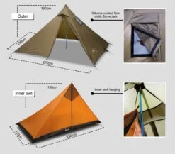 Luxe Outdoor Mini Peak XL -Aventure Tente tipi luxe outdoor mini peak xl 03
