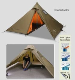 Luxe Outdoor Mini Peak XL -Aventure Tente tipi luxe outdoor mini peak xl 04