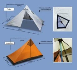 Luxe Outdoor Mini Peak XL -Aventure Tente tipi luxe outdoor mini peak xl white 02