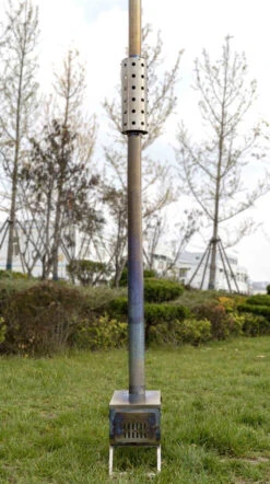 Winnerwell Titanium Heat Protector Nested Pipe -Aventure Tente winnerwell titanium heat protector 04